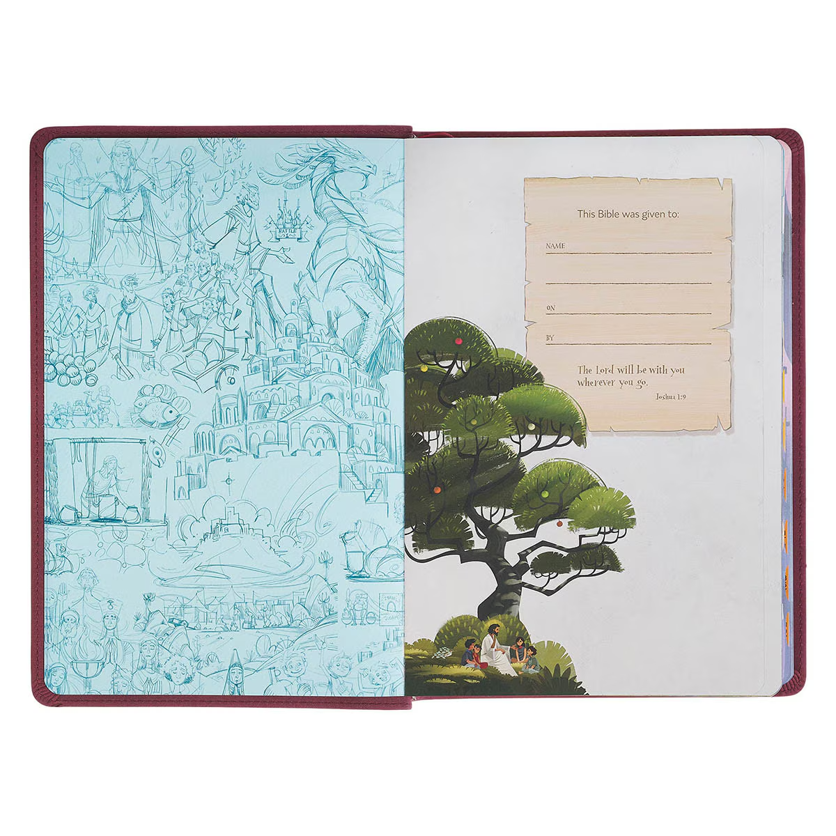 NLT Discovery Bible Purple