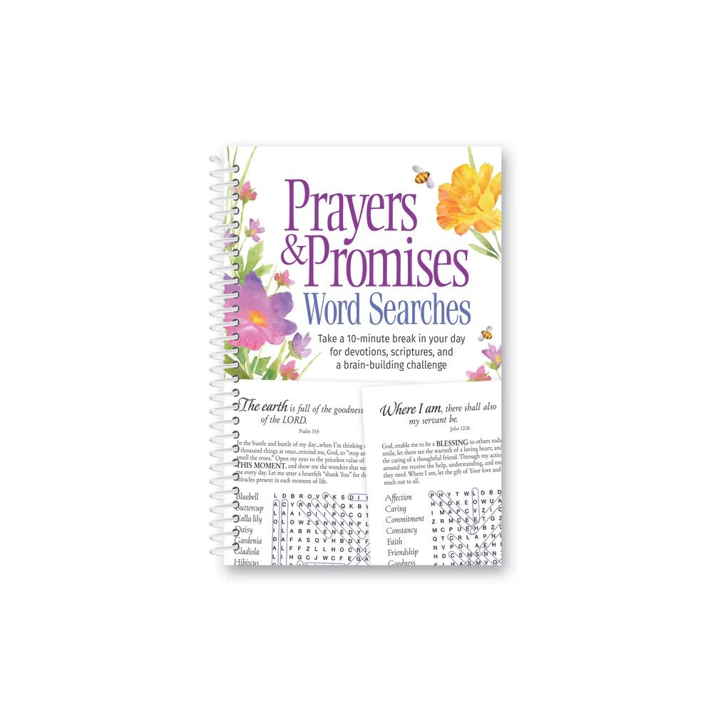 Prayers & Promises Word Searches: Take a 10-minute break in your day for devotions, scriptures and a brain-building challenge
