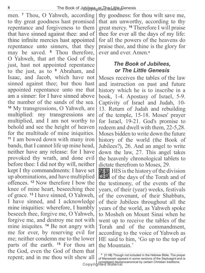 The Complete Ethiopian Bible in English (Extra-Large Print 17-Point Font, Illustrated) Includes Missing Apocrypha, Book of Enoch, Ezras, Jubilees, Meqabya (22 books ONLY)